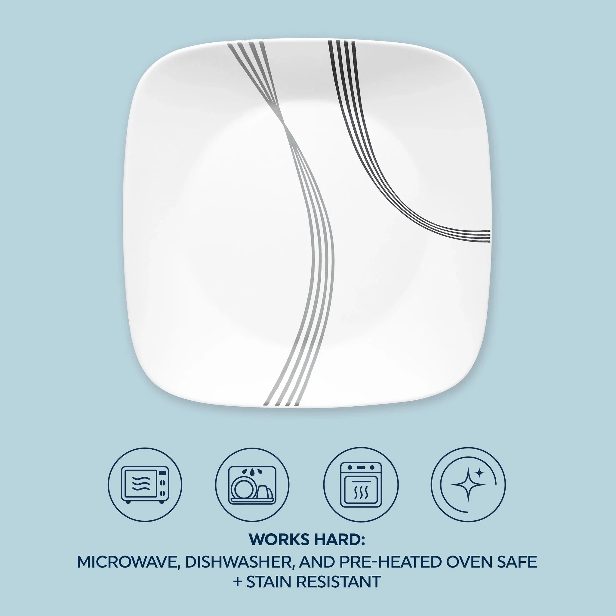Corelle® Urban Arc 16-piece Dinnerware Set, Service for 4 image 3