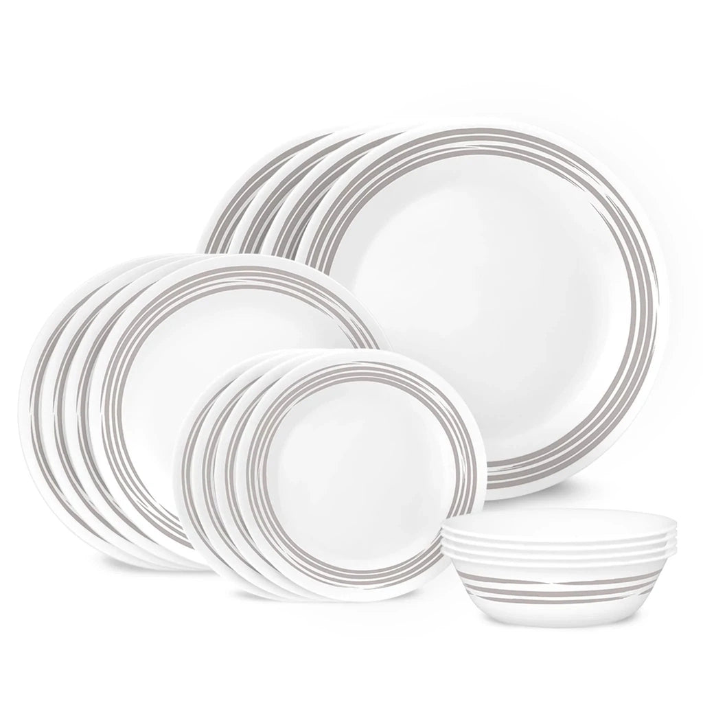 Corelle® Brushed Silver 16-piece Dinnerware Set, Service for 4 image 0