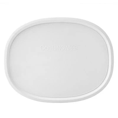 CorningWare® French White® Plastic Lid for 1.5-quart Oval Baking Dish image 0