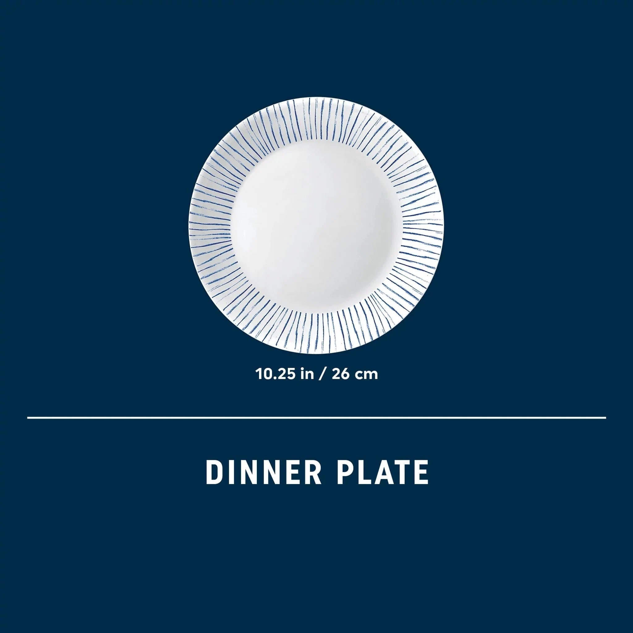 Corelle® Botanical Stripes 10.25 Dinner Plate image 2