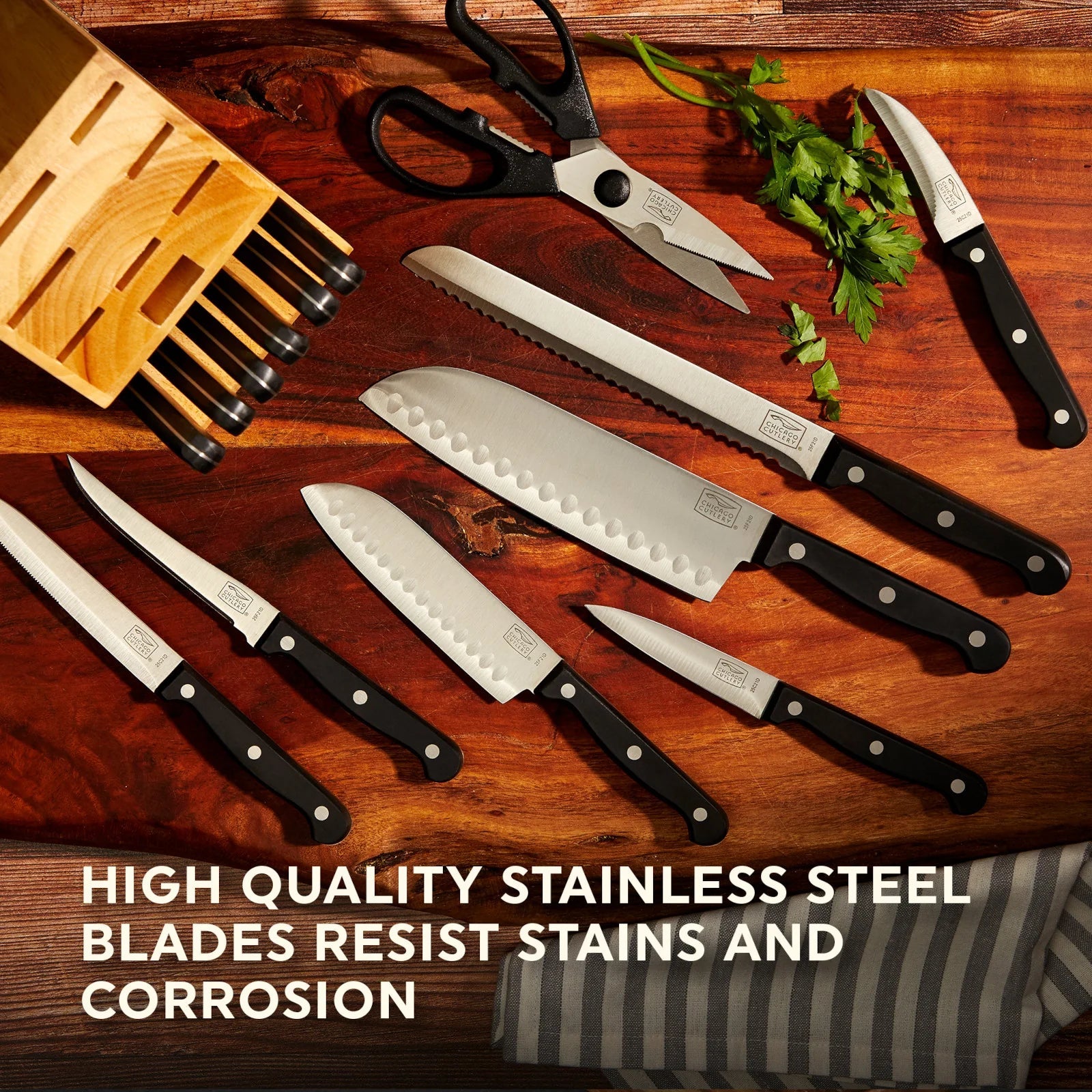 Chicago Cutlery® Essentials™ 15-piece Block Set image 4